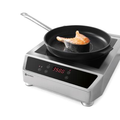 Indukční vařič 3500 D, HENDI, Profi Line, 230V/3500W, 342x431x(H)116mm | 239711